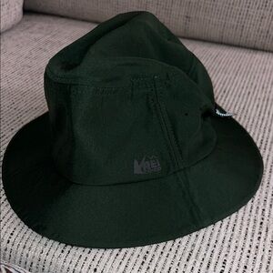 REI Dark Green Bucket Hat